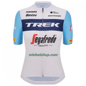 Wielershirt Dames 2023 Trek-Segafredo - Blauw Wit